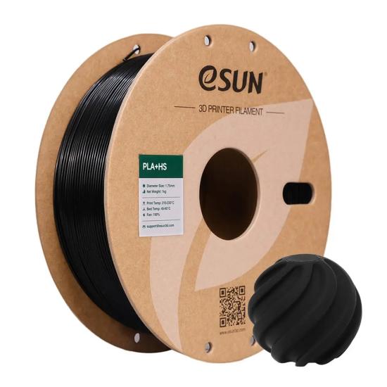 Esun PLA+HS Siyah Filament Esun PLA+HS Siyah Filament