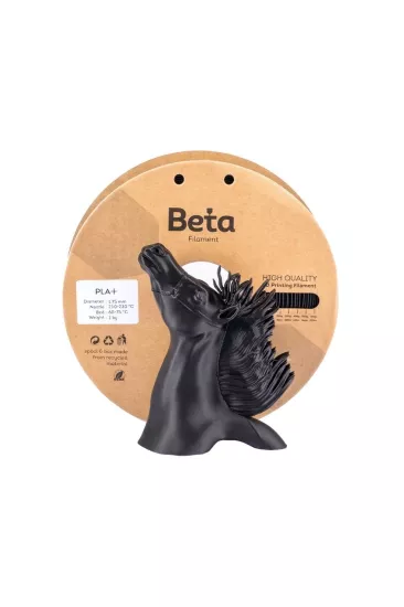 Beta PLA+ Filament Black Beta PLA+ Filament Black