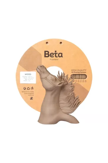 Beta PLA+ Filament Dark Wood Beta PLA+ Filament Dark Wood
