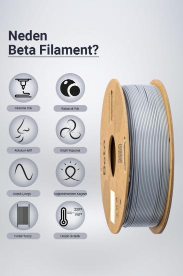 Beta PLA+ Filament Grey Beta PLA+ Filament Grey