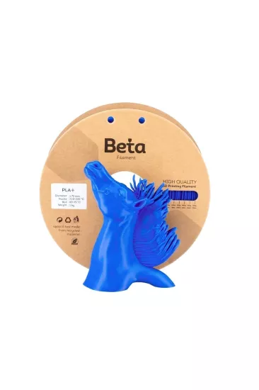 Beta PLA+ Filament Fluorescent Blue Beta PLA+ Filament Fluorescent Blue