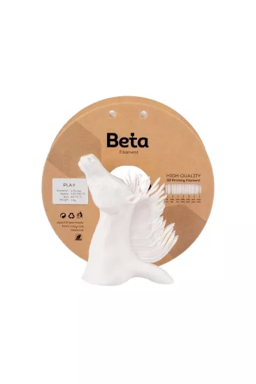 Beta PLA+ Filament White Beta PLA+ Filament White
