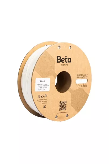 Beta PLA+ Filament White Beta PLA+ Filament White
